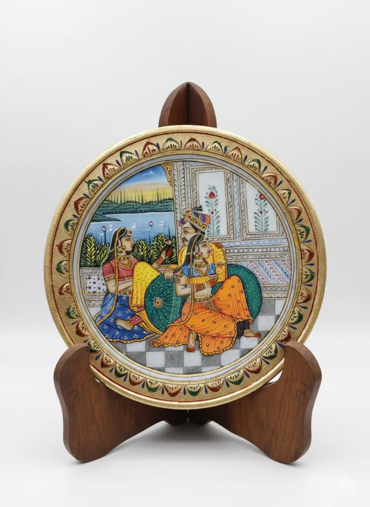 Mughal Miniature Plate
